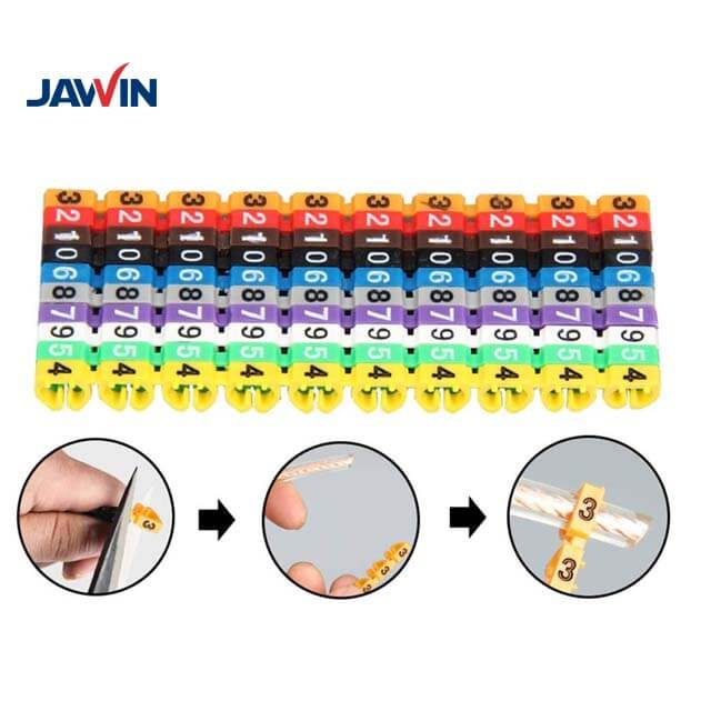 Plastic Cable Identification Wire Cord Cable Marker